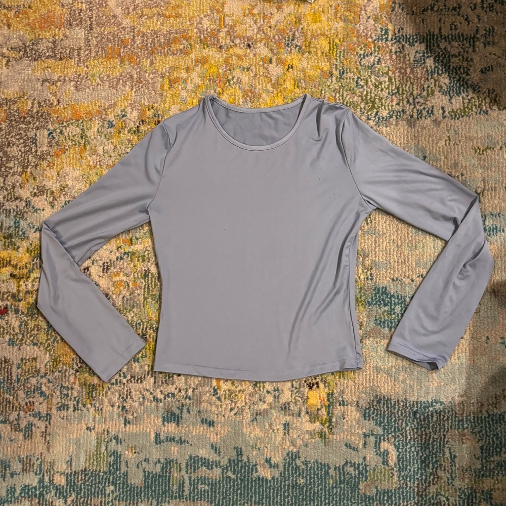 Women's Long Sleeve Gray Top